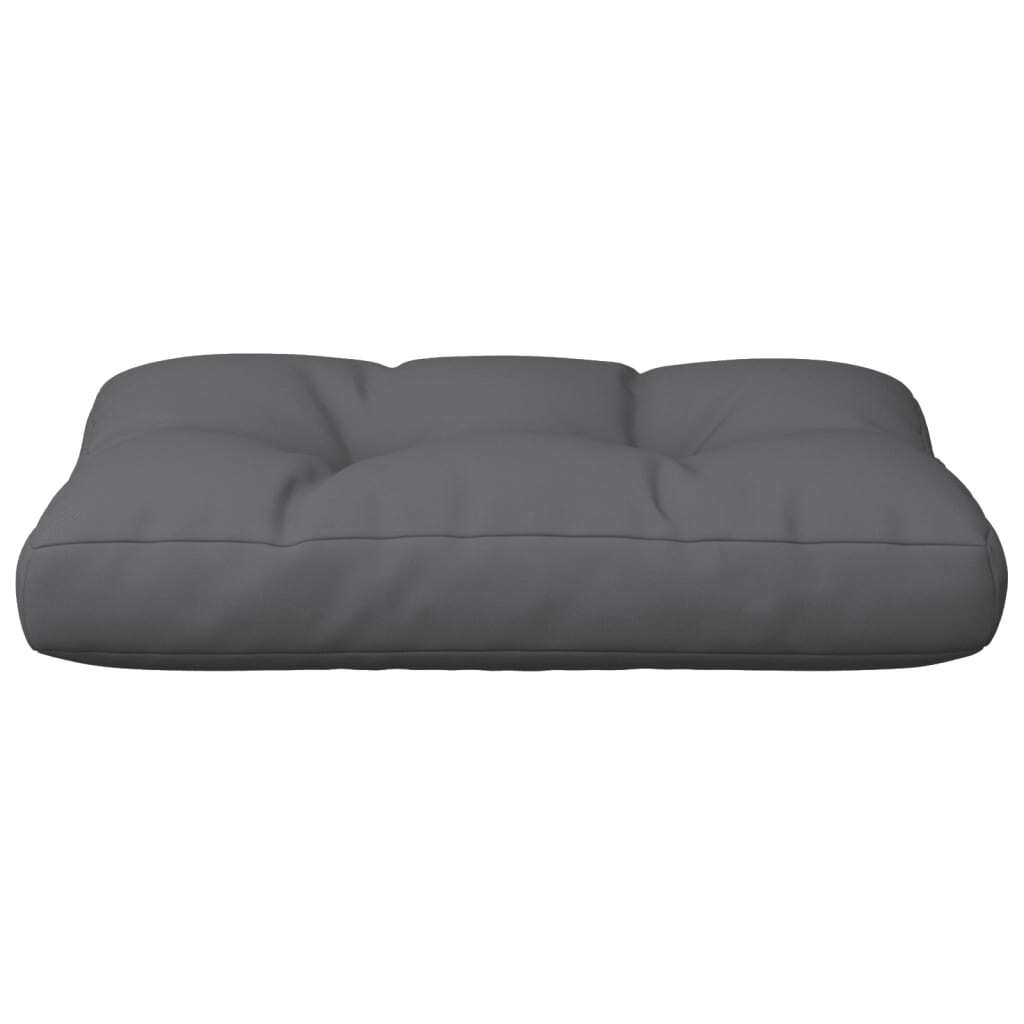 Pallet Cushion Polyester Fabric Water Resistant Outdoor 60x40x12cm Anthracite