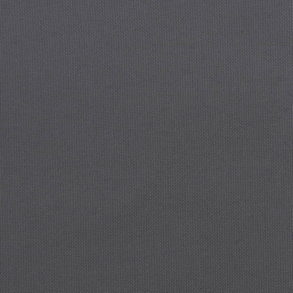 Pallet Cushions 2pcs Polyester Fabric Water Resistant Outdoor Patio Anthracite