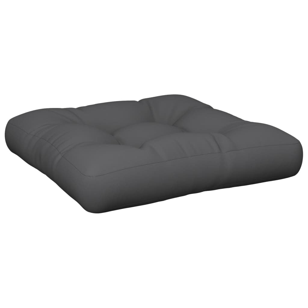 Pallet Cushions 2pcs Polyester Fabric Water Resistant Outdoor Patio Anthracite