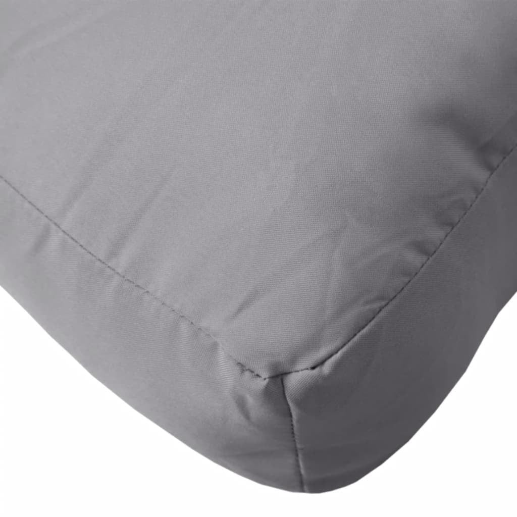 Pallet Cushions 2pcs Polyester Fabric Water Resistant Outdoor Patio Grey