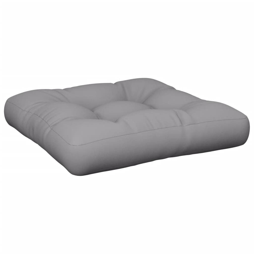 Pallet Cushions 2pcs Polyester Fabric Water Resistant Outdoor Patio Grey