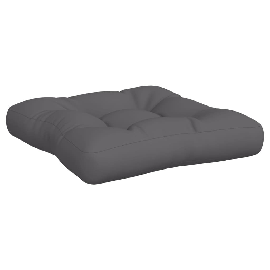 Pallet Cushions 2pcs Polyester Fabric Water Resistant Outdoor Patio Anthracite