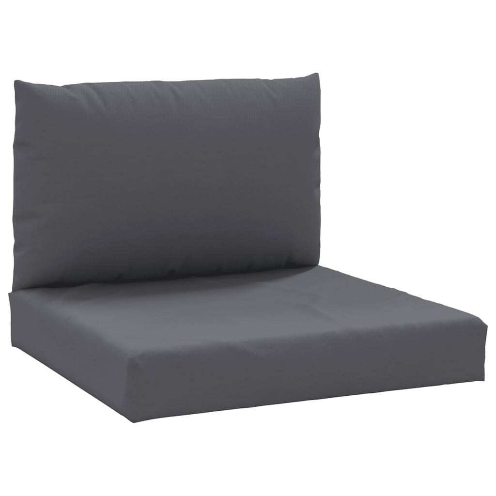 Pallet Cushions 2pcs Oxford Fabric Water Resistant Outdoor Patio Seat Anthracite