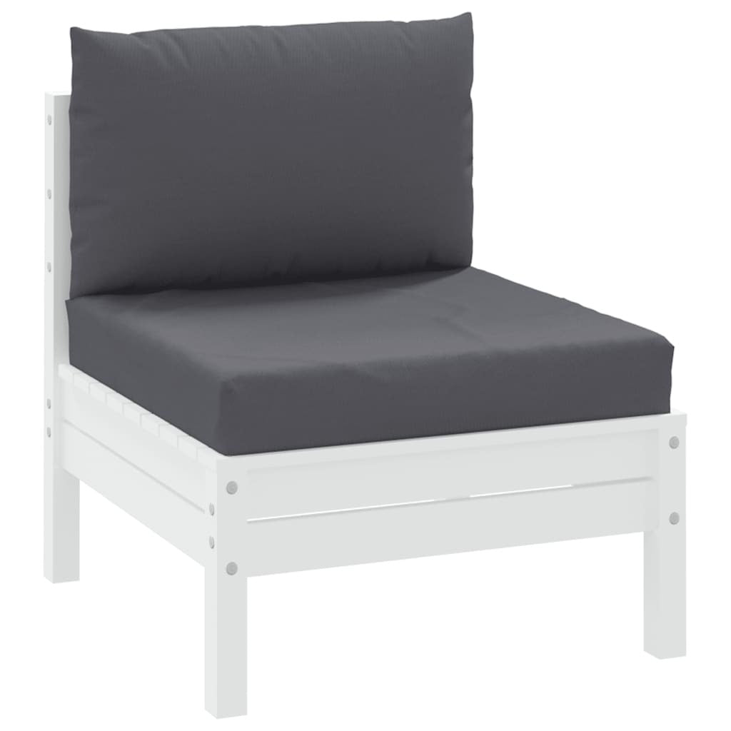 Pallet Cushions 2pcs Oxford Fabric Water Resistant Outdoor Patio Seat Anthracite