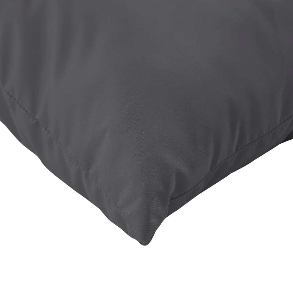 Pallet Cushions 2pcs Oxford Fabric Water Resistant Outdoor Patio Seat Anthracite