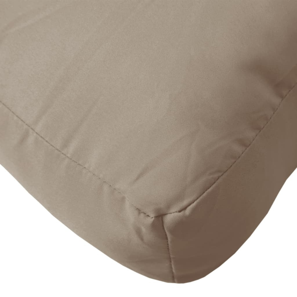 Pallet Cushions 2pc Oxford Fabric Water Resistant Outdoor Patio Seat Taupe