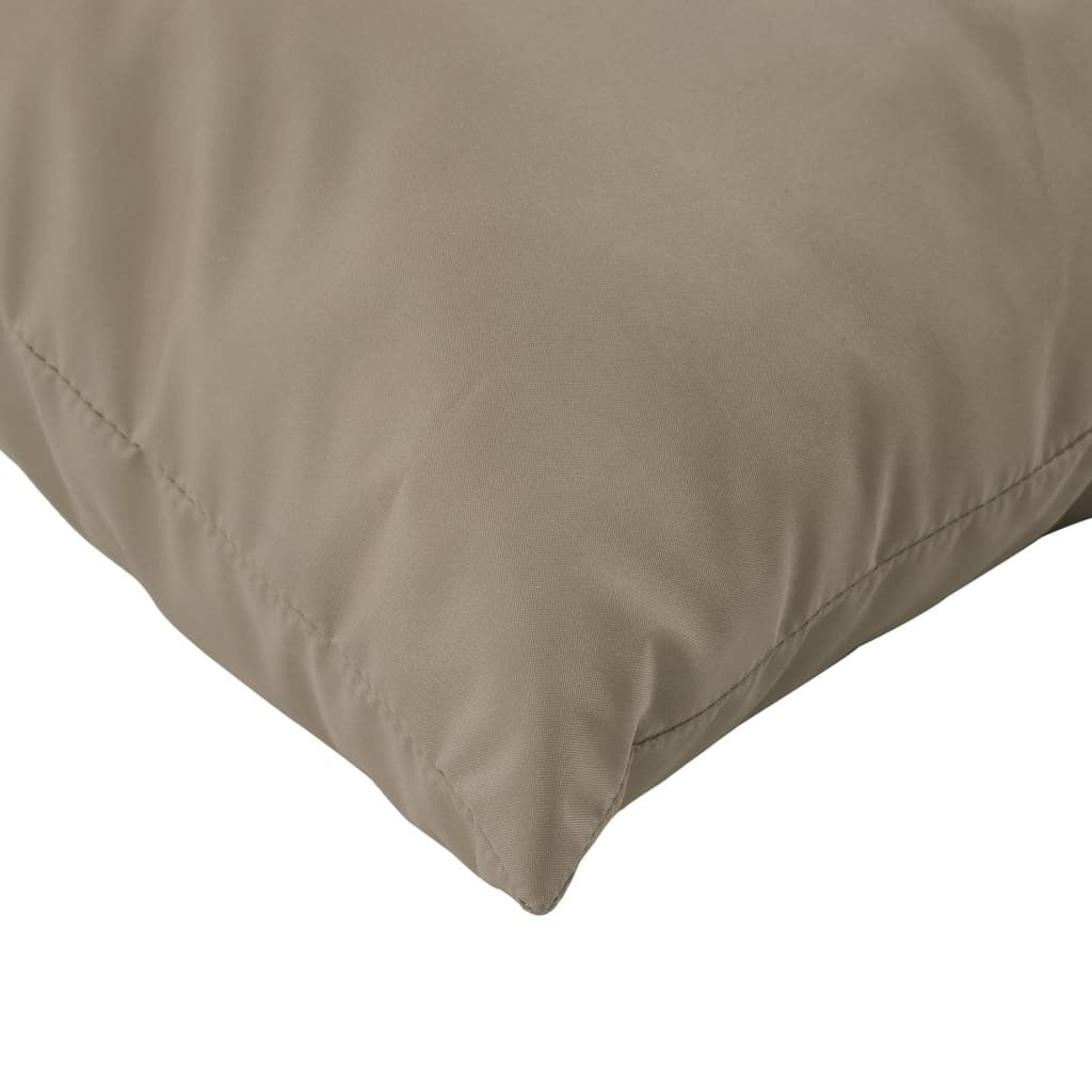 Pallet Cushions 2pc Oxford Fabric Water Resistant Outdoor Patio Seat Taupe