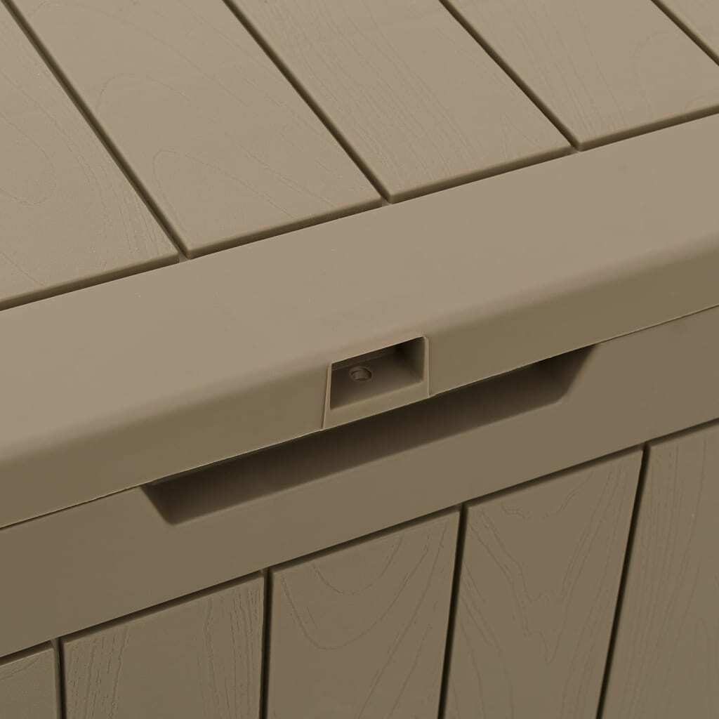 Garden Storage Box Grey 55.5x43x53 cm Polypropylene