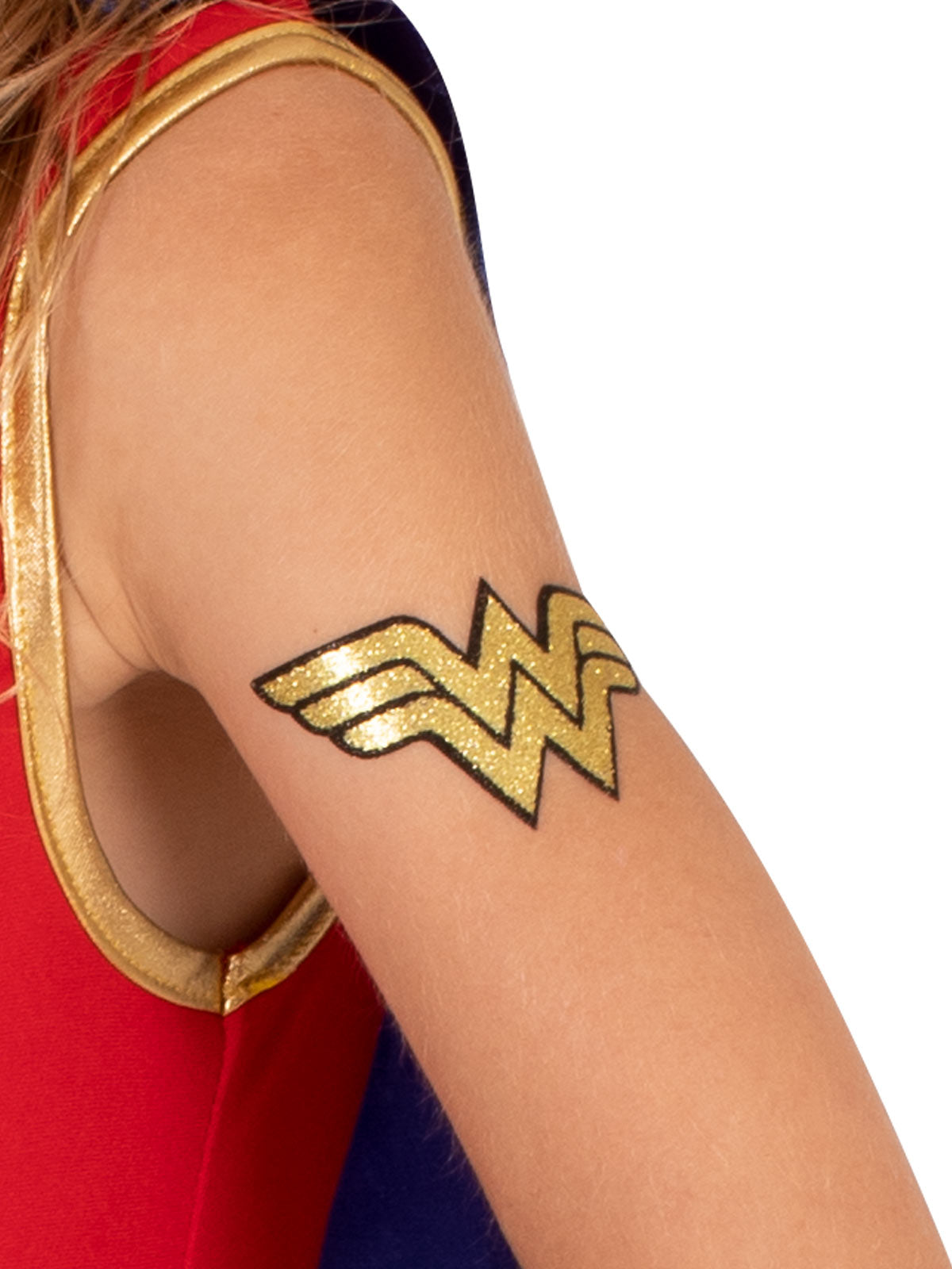 Wonder Woman Glitter Tattoo