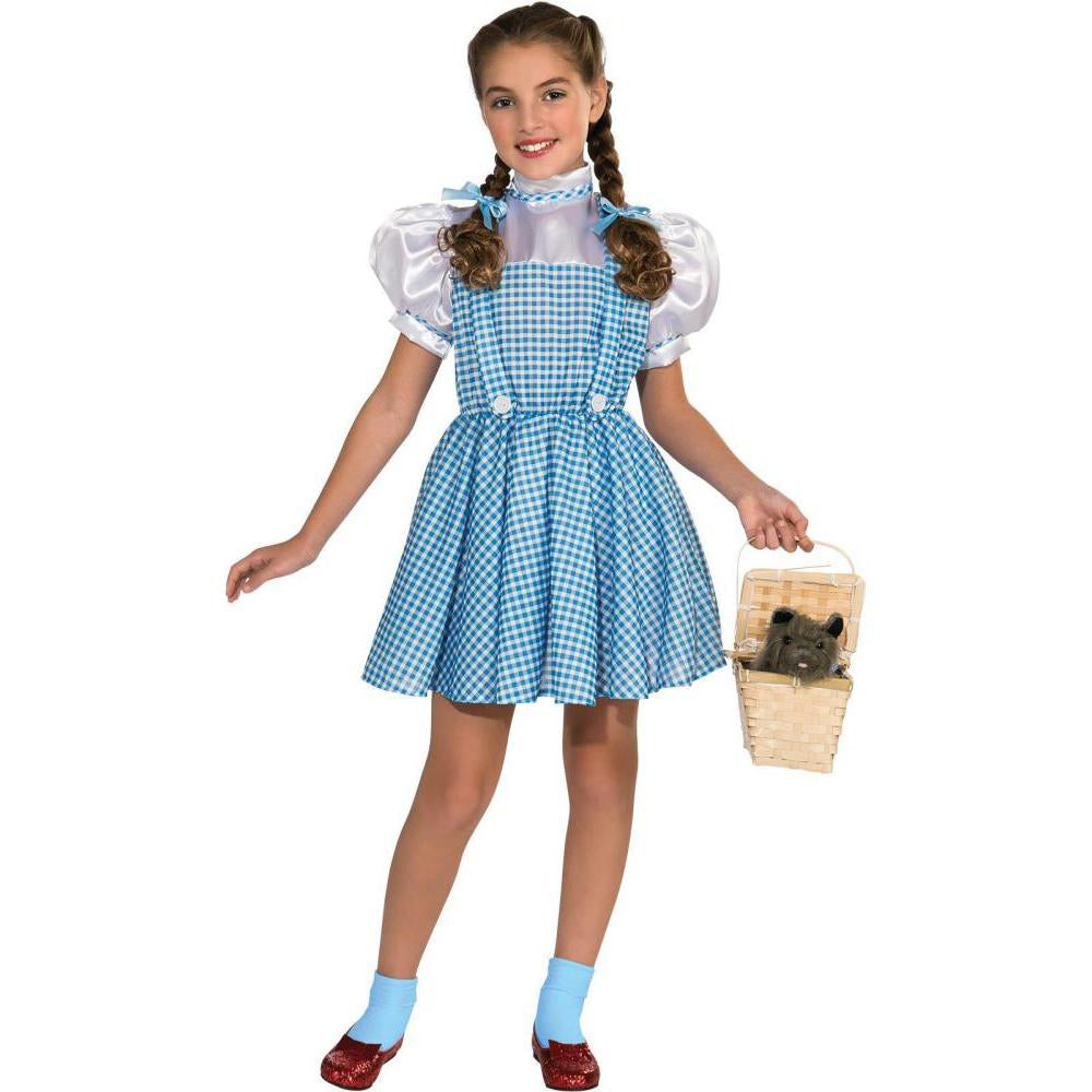 Dorothy Classic Costume for Girls Wizard of Oz Dress Up Outfit Set Blue