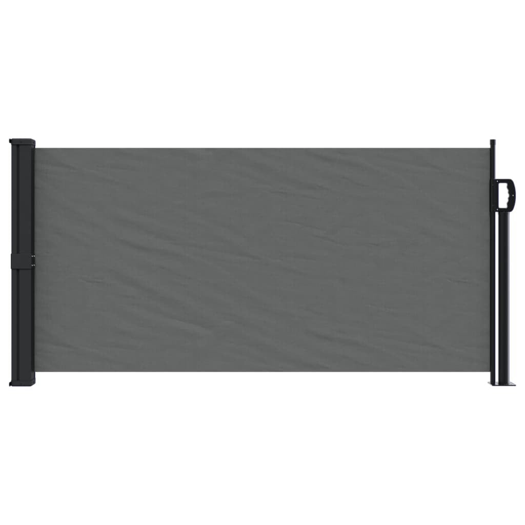 Retractable Side Awning Anthracite 100x500 cm