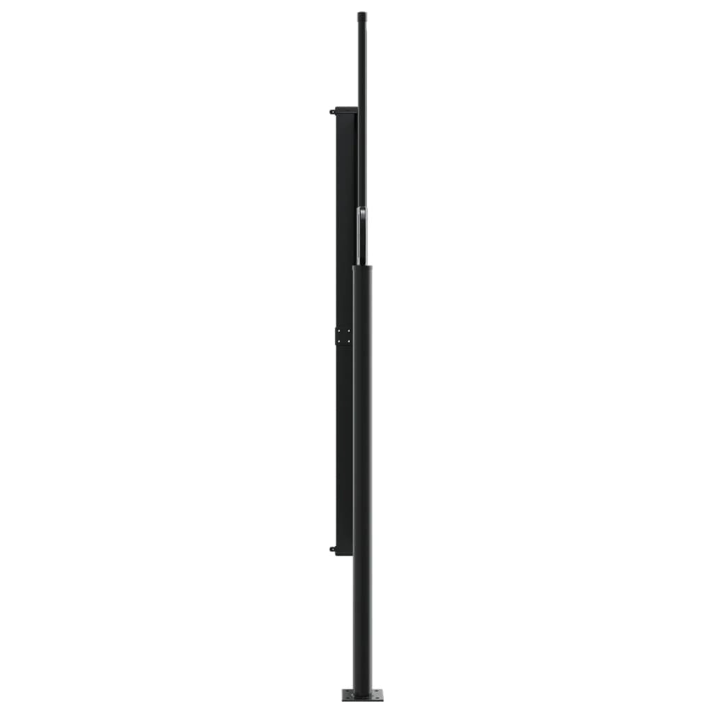 Retractable Side Awning Anthracite 160x600 cm