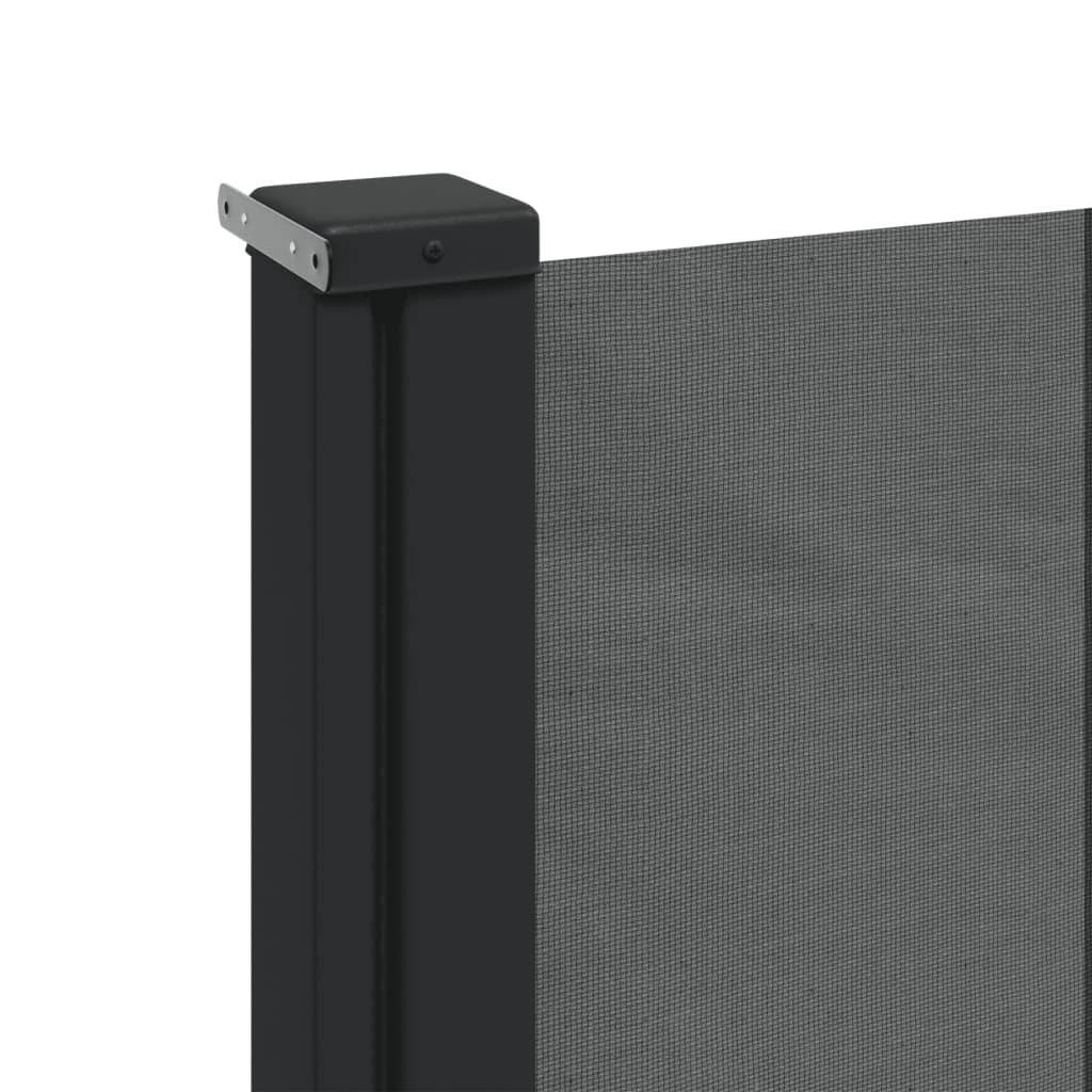 Retractable Side Awning Privacy Screen Outdoor Patio 200x600cm Anthracite