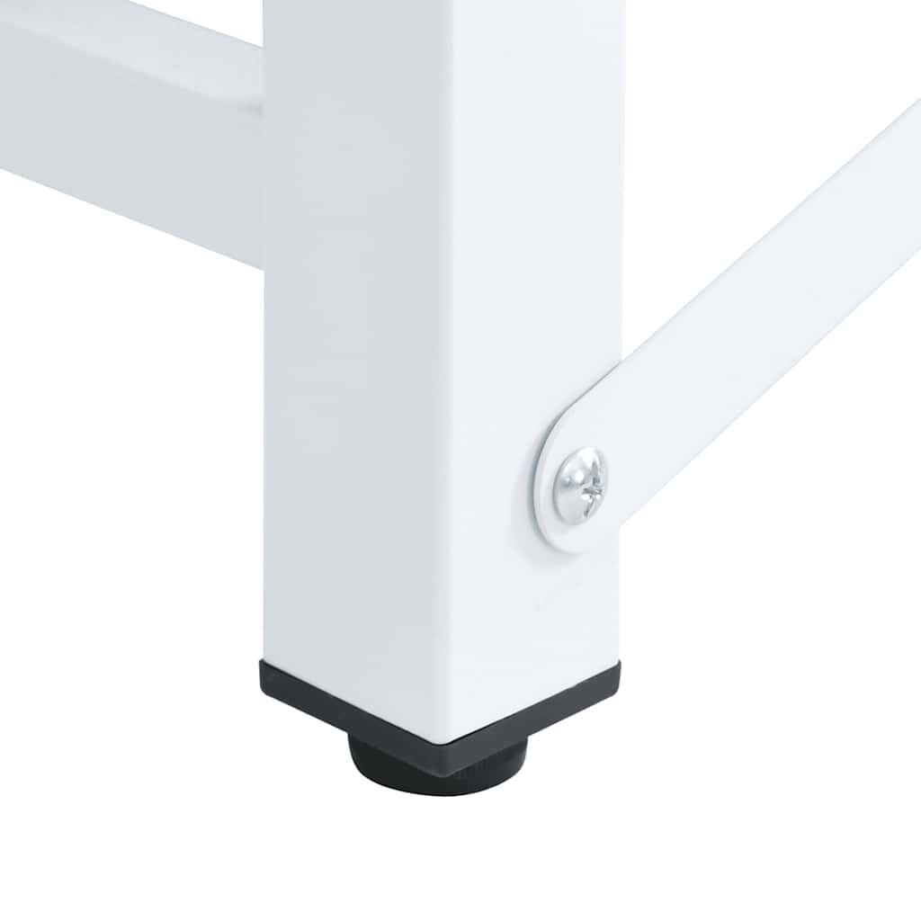 Washing Machine Pedestal with Pull-out Shelf White