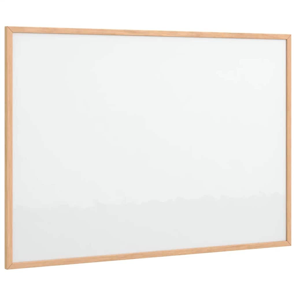 Magnetic Whiteboard with Solid Pine Wood Frame 80x55 cm