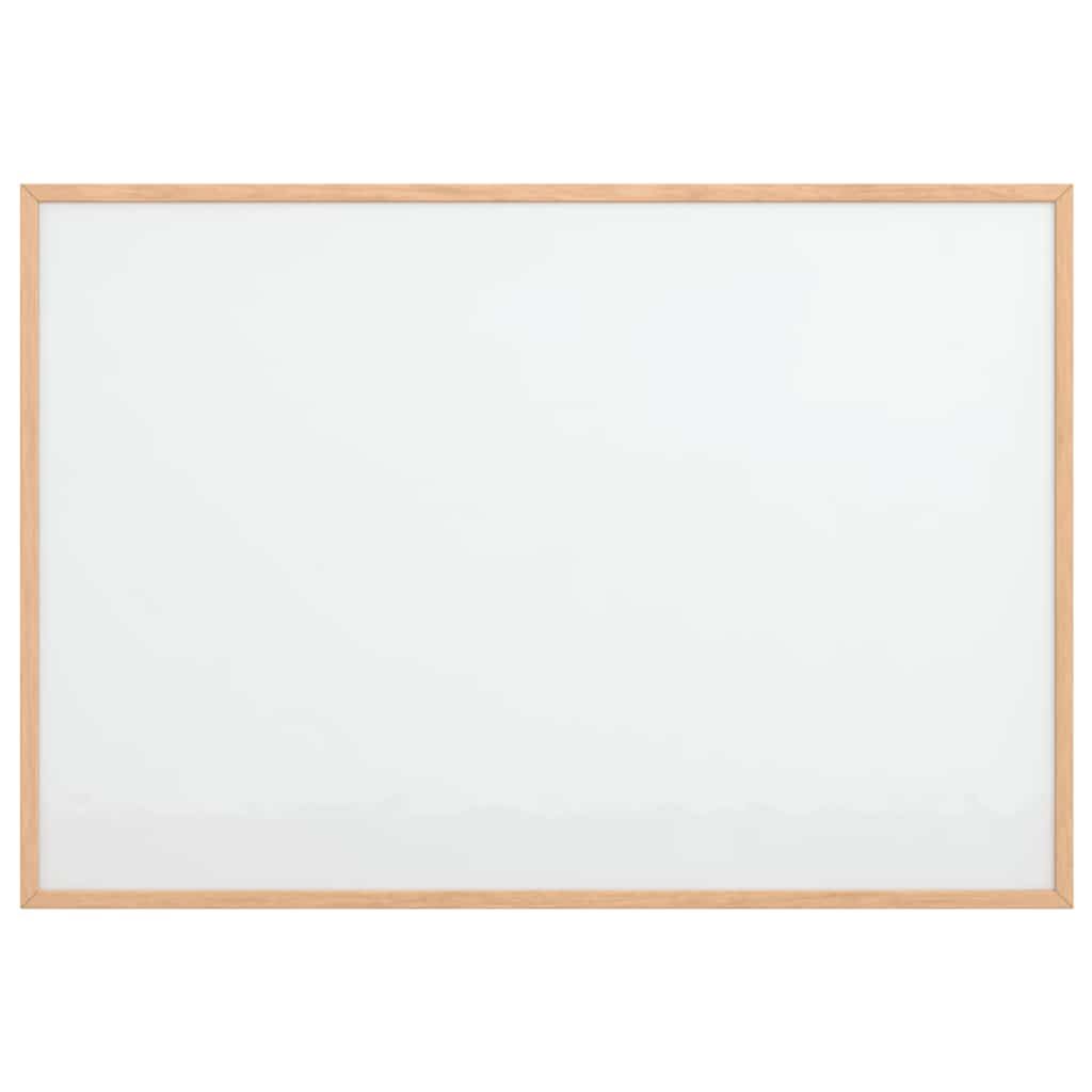 Magnetic Whiteboard with Solid Pine Wood Frame 80x55 cm