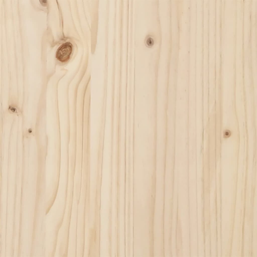 Wooden Christmas Tree 210cm Solid Pine Wood DIY Decor Bamboo Branches Rustic