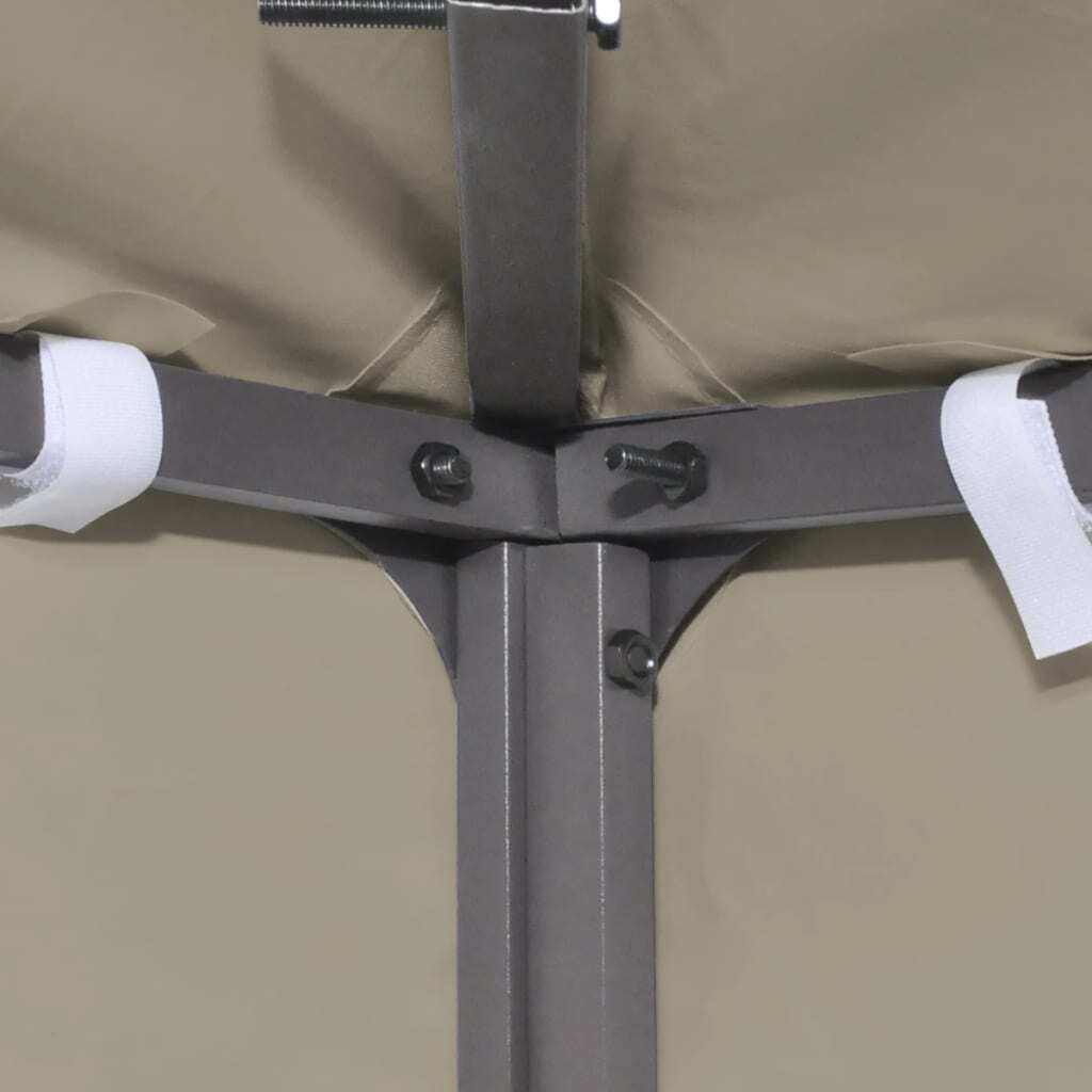 Water-proof Gazebo Cover Canopy Replacement 310 g / mÂ² Beige 3 x 4 m