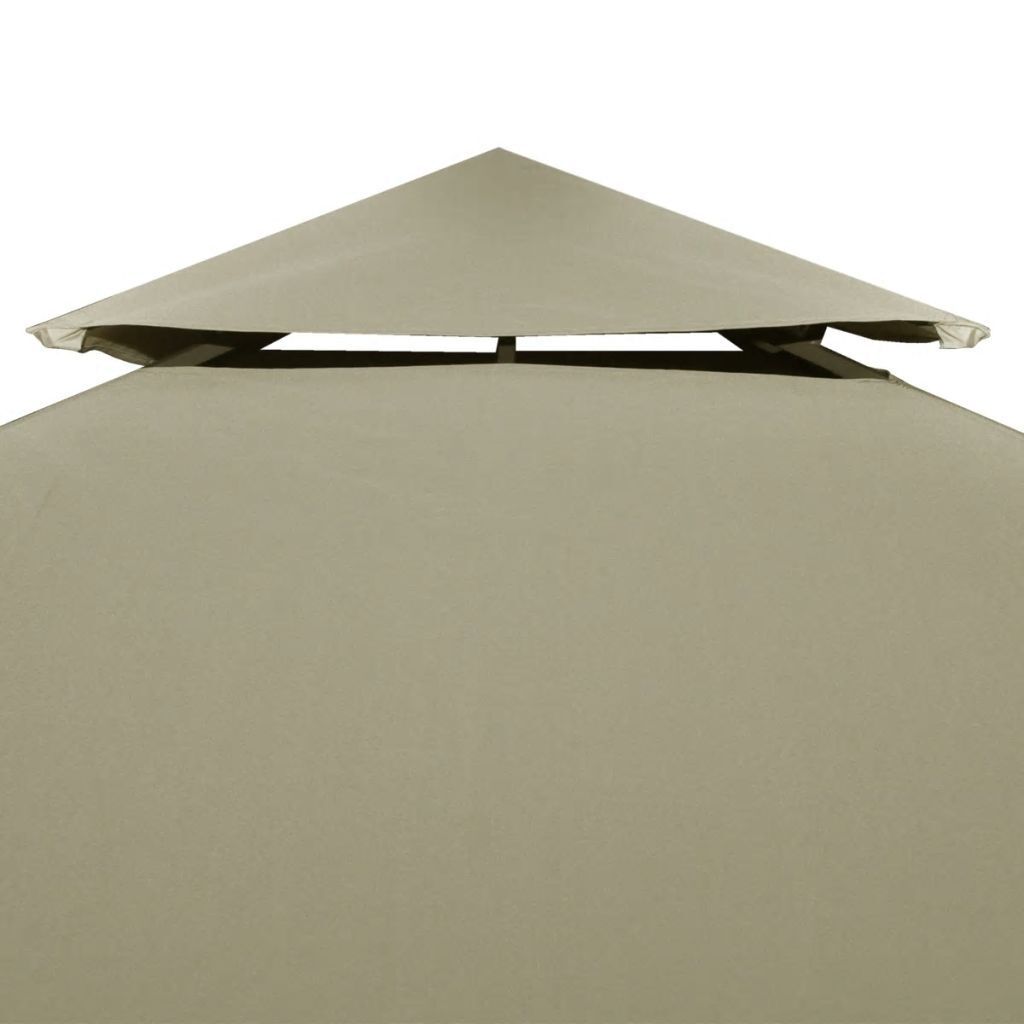 Water-proof Gazebo Cover Canopy Replacement 310 g / mÂ² Beige 3 x 4 m
