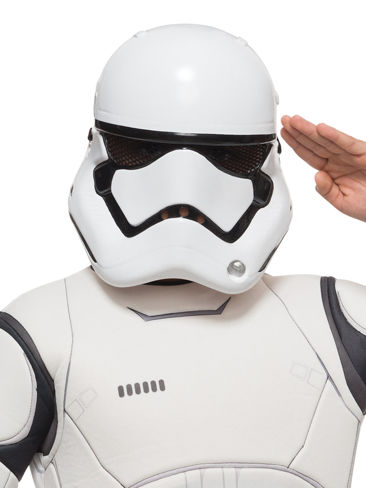 Stormtrooper Deluxe Costume for Kids Padded Jumpsuit with Mask Belt Boots