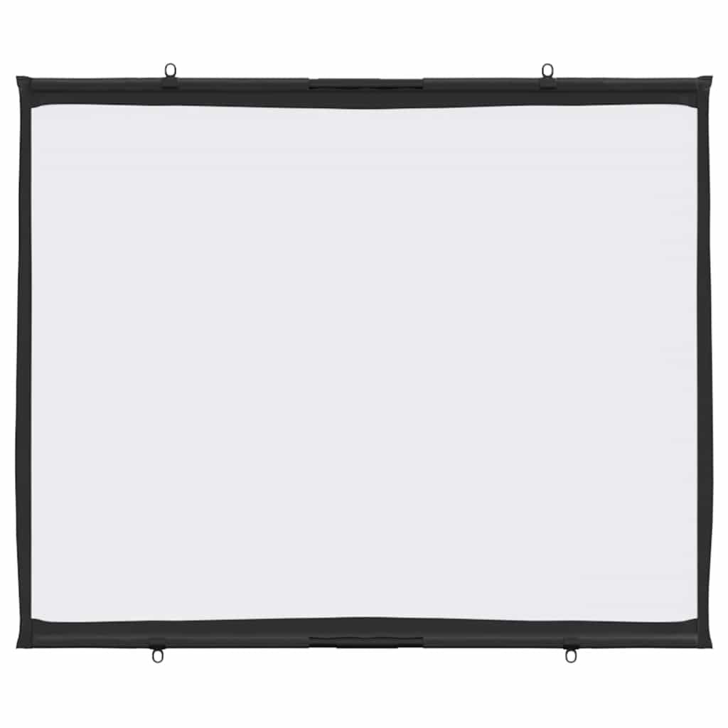 Projection Screen 50 Inch 4:3 Wall Hanging Matte Home Theater Portable White