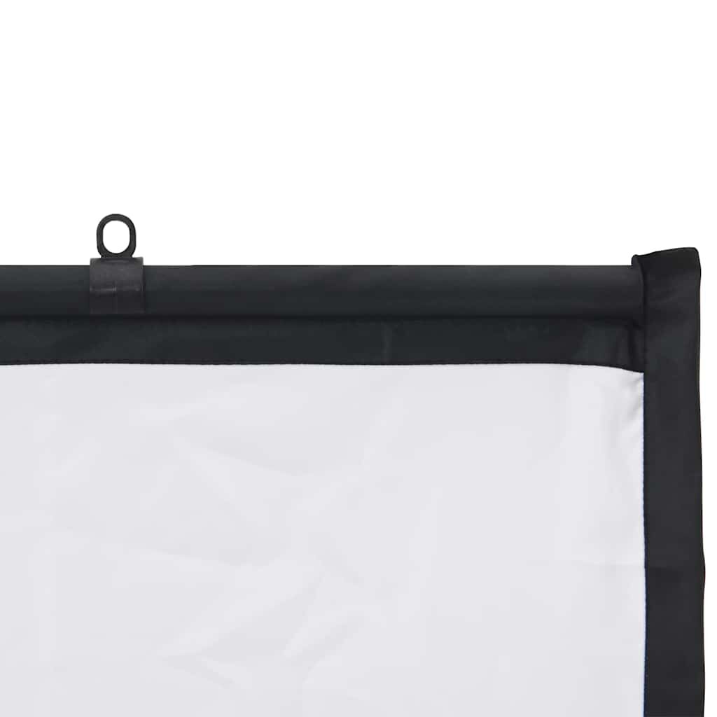 Projection Screen 50 Inch 4:3 Wall Hanging Matte Home Theater Portable White