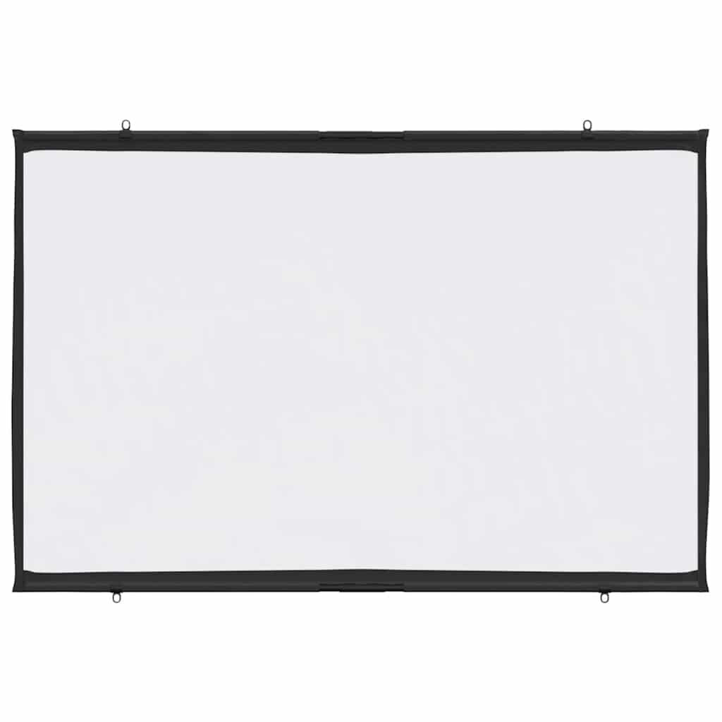 Projection Screen 50 Inch 16:9 Wall Hanging Matte Home Theater Portable White