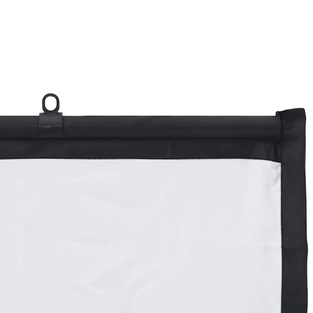 Projection Screen 120 Inch 16:9 Wall Hanging Matte Home Theater Portable White