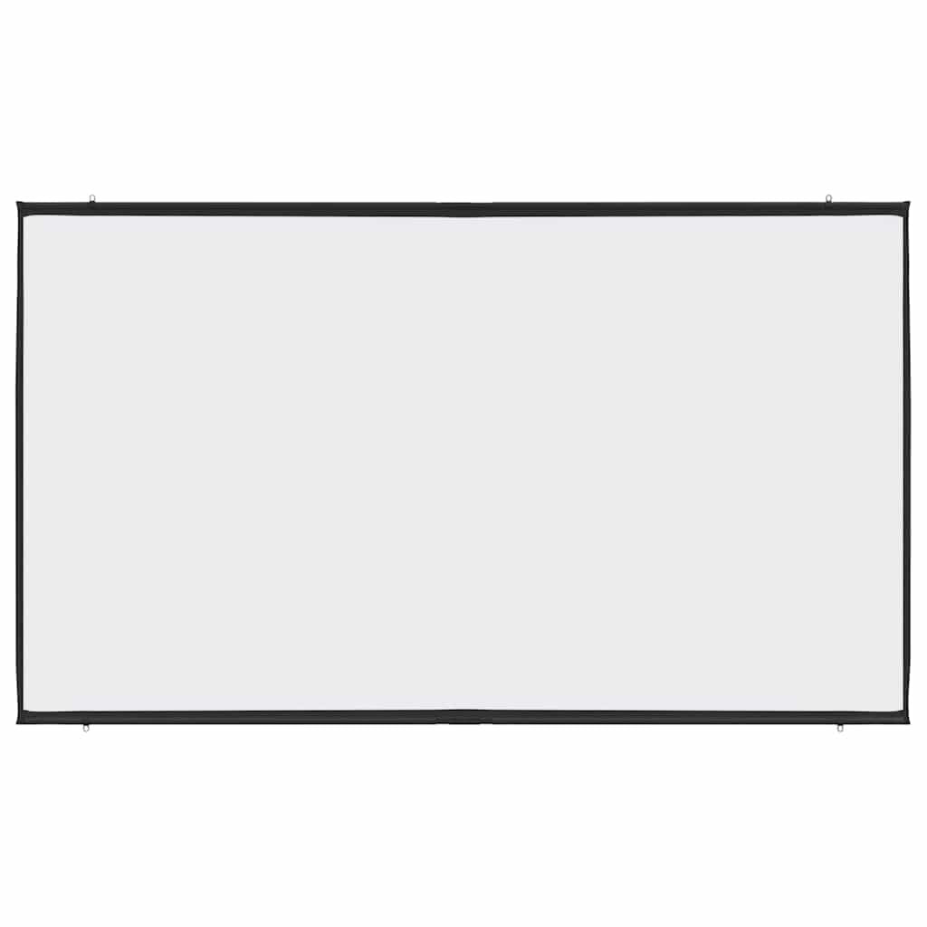 Projection Screen 120 Inch 16:9 Wall Hanging Matte Home Theater Portable White