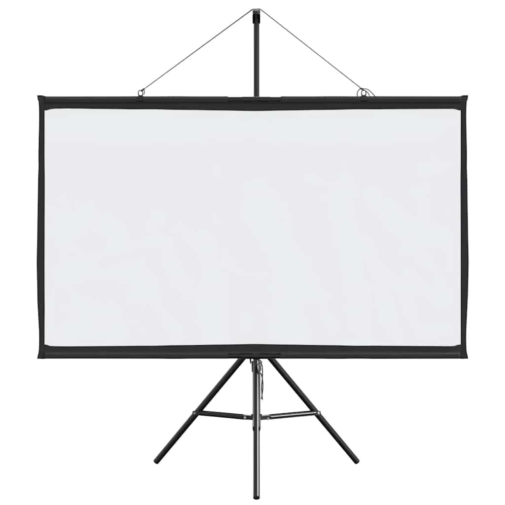 Projection Screen with Tripod Stand 50 Inch 16:9 Matte Portable Home White