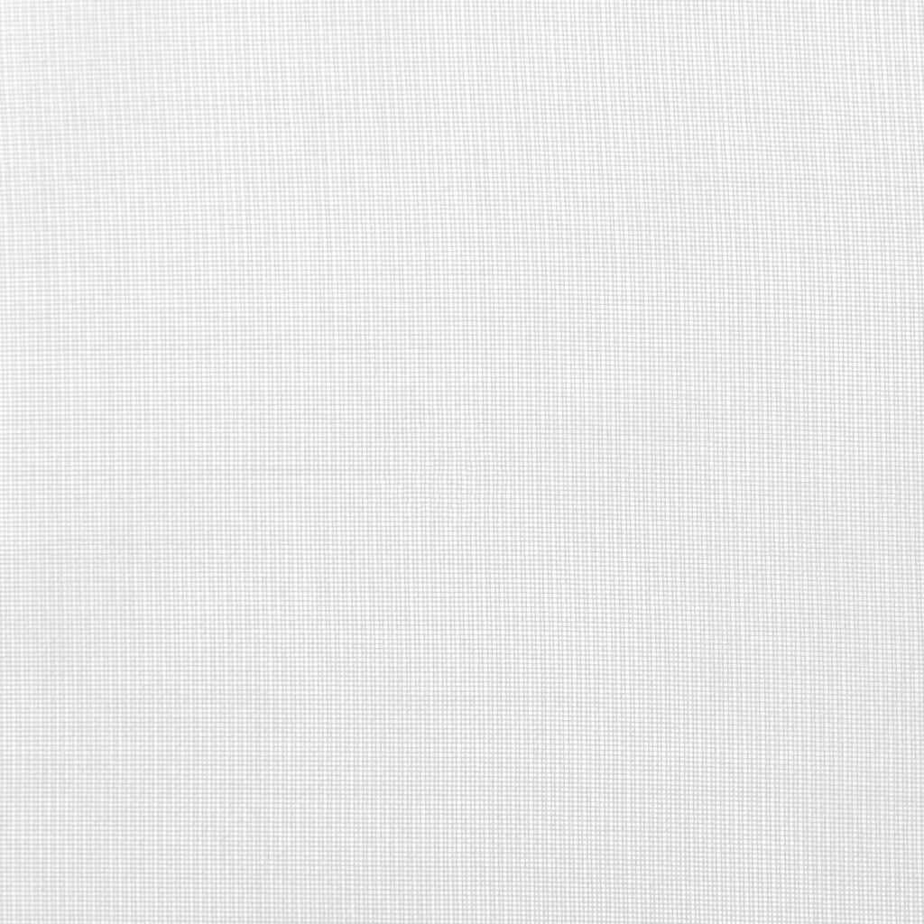 Voile Curtains with Rod Pockets 2 pcs White