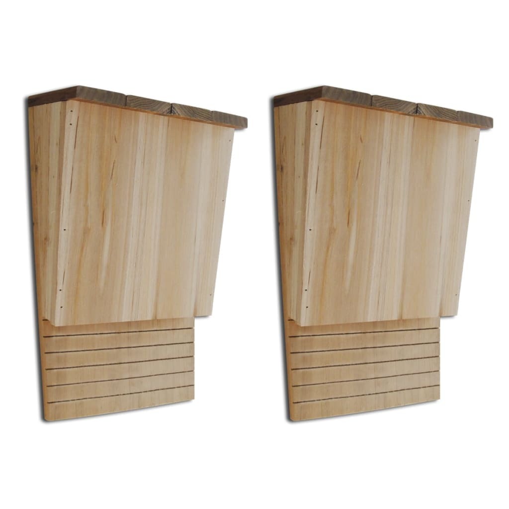Set of 2 Bat House 22x12x34 cm
