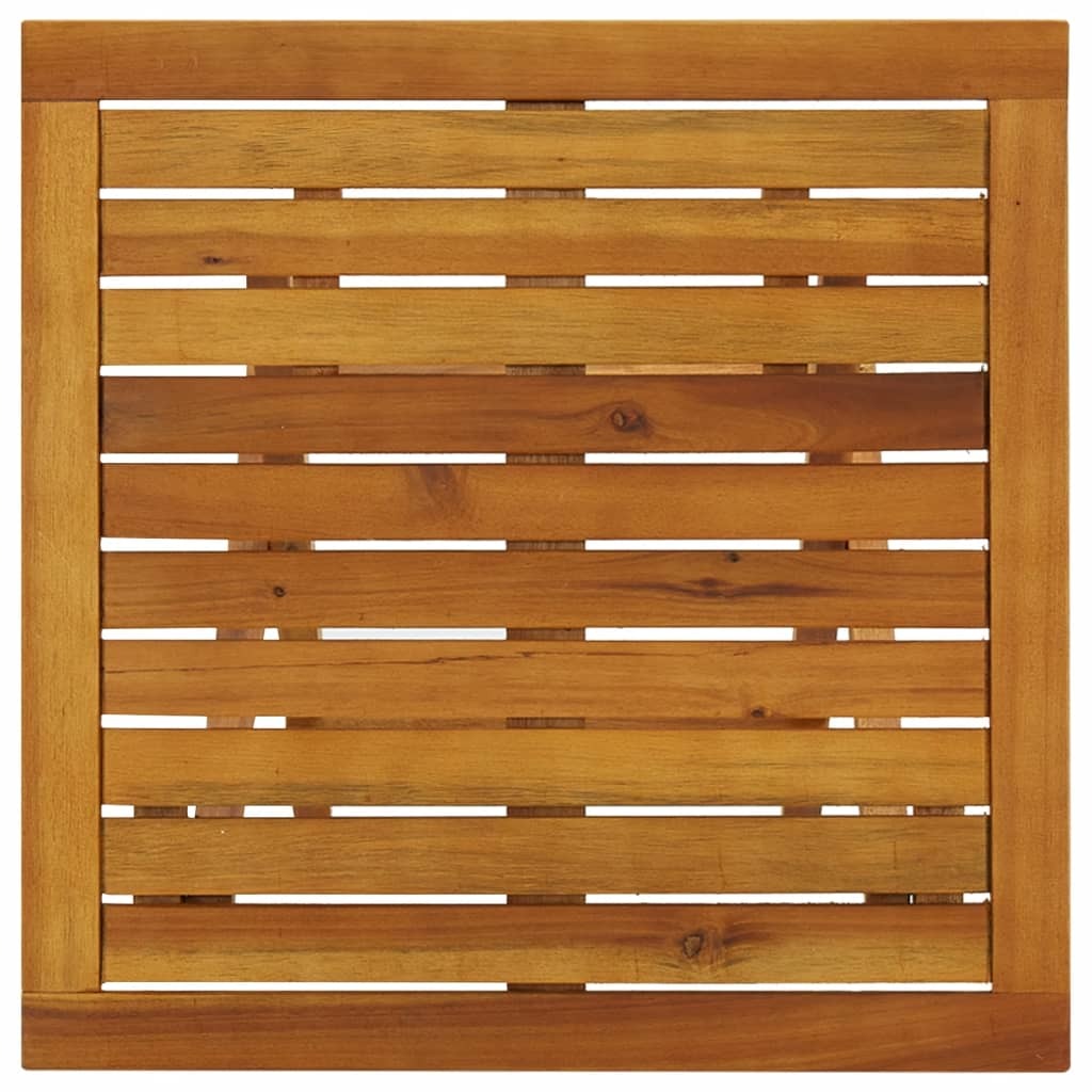Bistro Table 46x46x47 cm Solid Acacia Wood