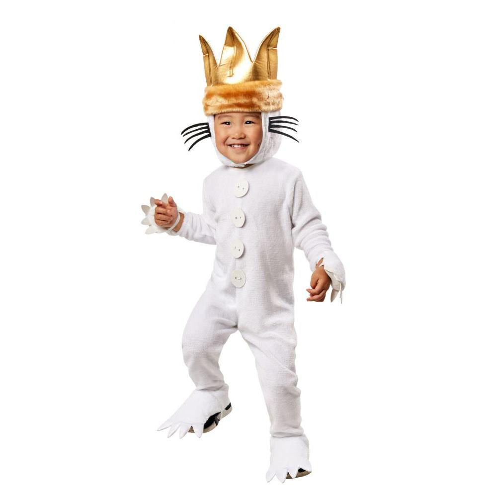 Max Deluxe Costume Child Jumpsuit with Crown and Tail