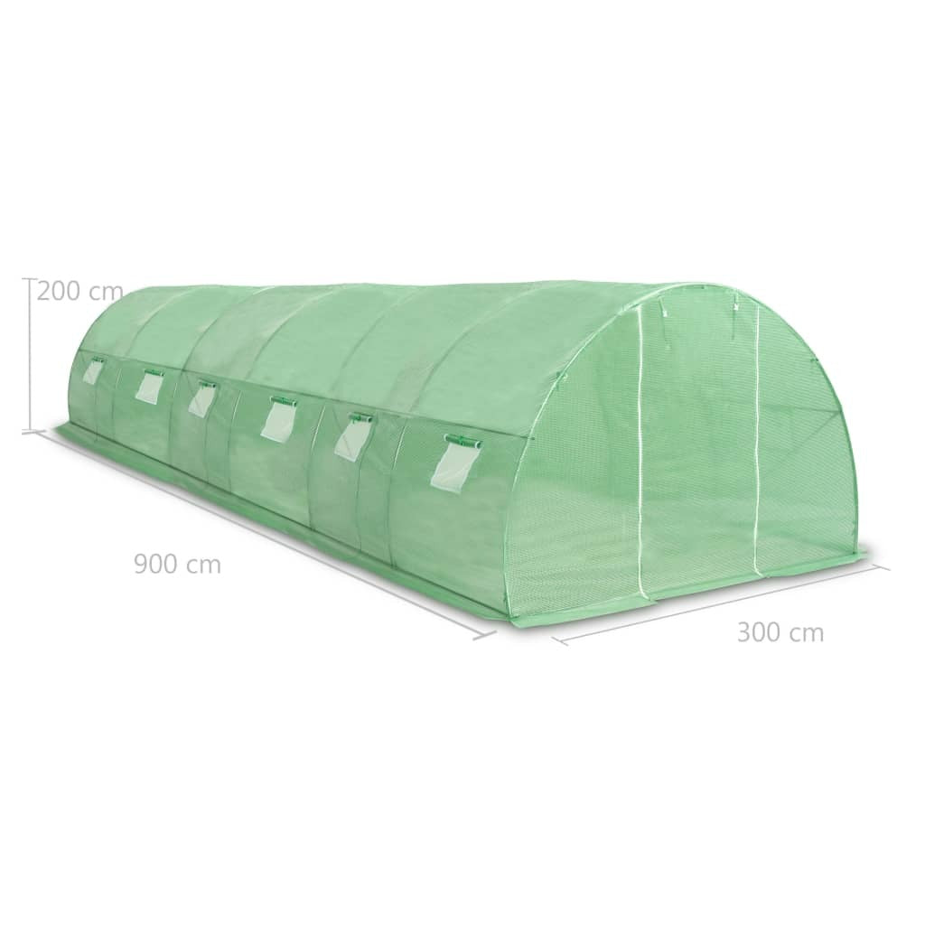 Greenhouse 27 mÂ² 900x300x200 cm