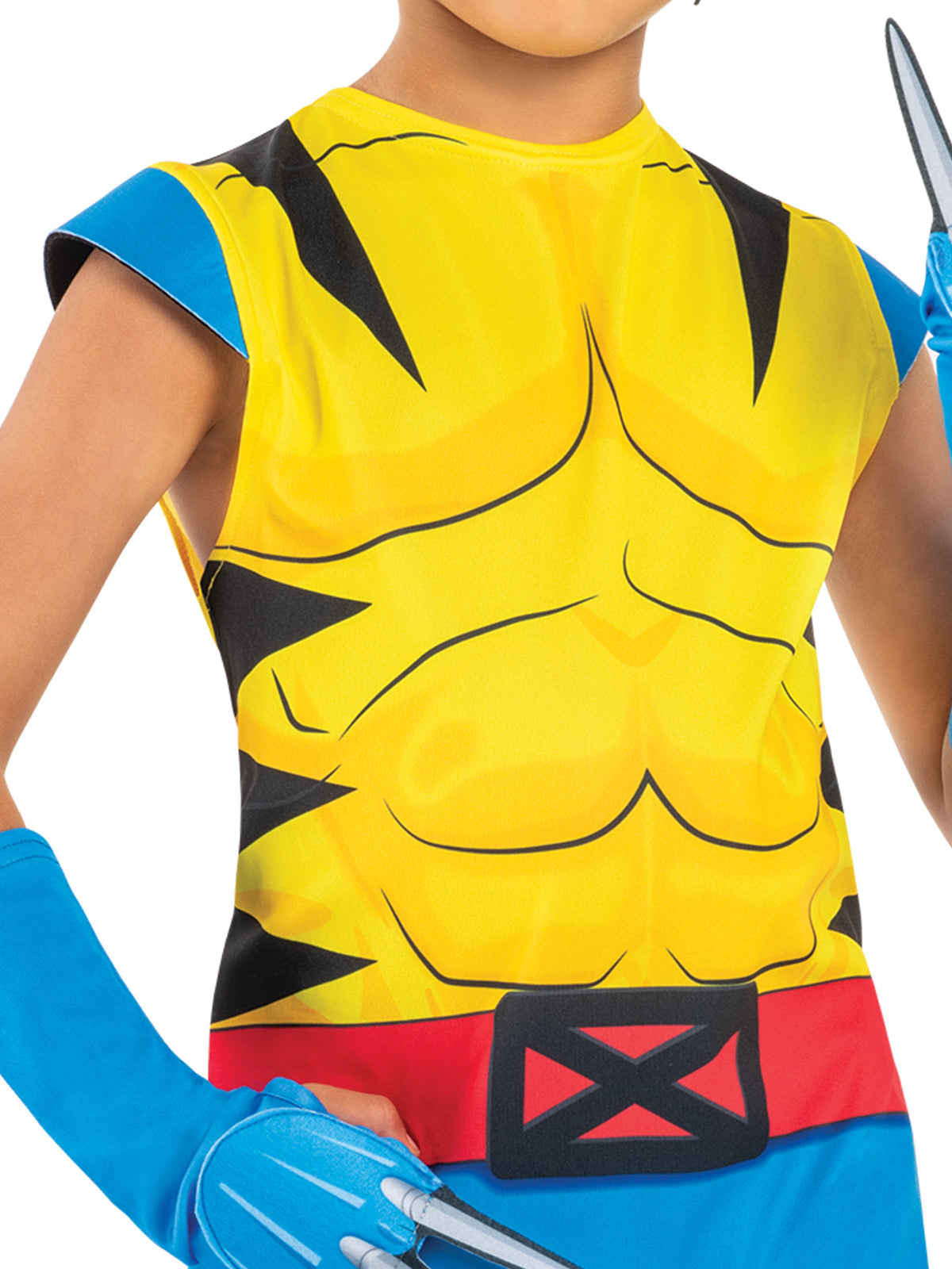 Wolverine X-Men ’97 Kids Costume with Claws, Mask and Muscles