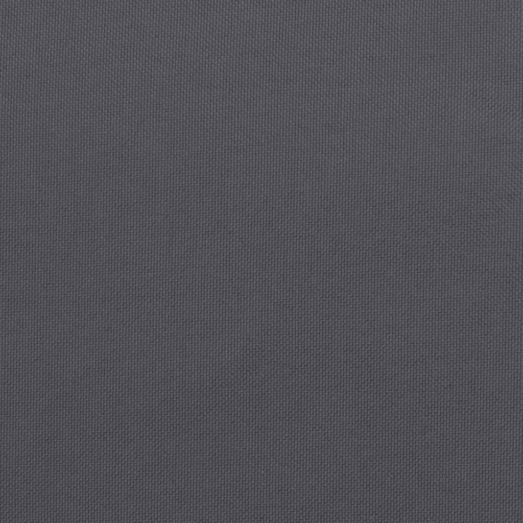 Lowback Chair Cushions Set of 4 Outdoor Oxford Fabric Anthracite Non-Slip