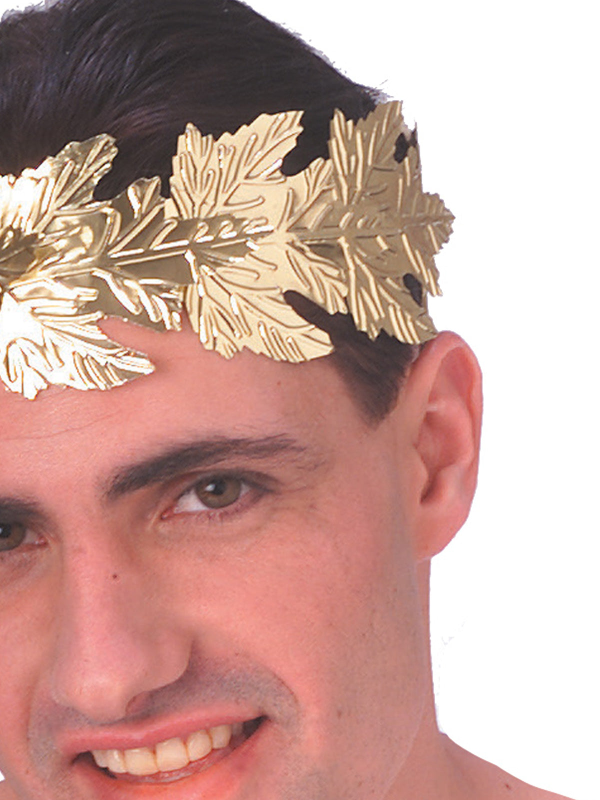Roman Wreath Headpiece for Adults Julius Caesar Costume Accessory - Gold