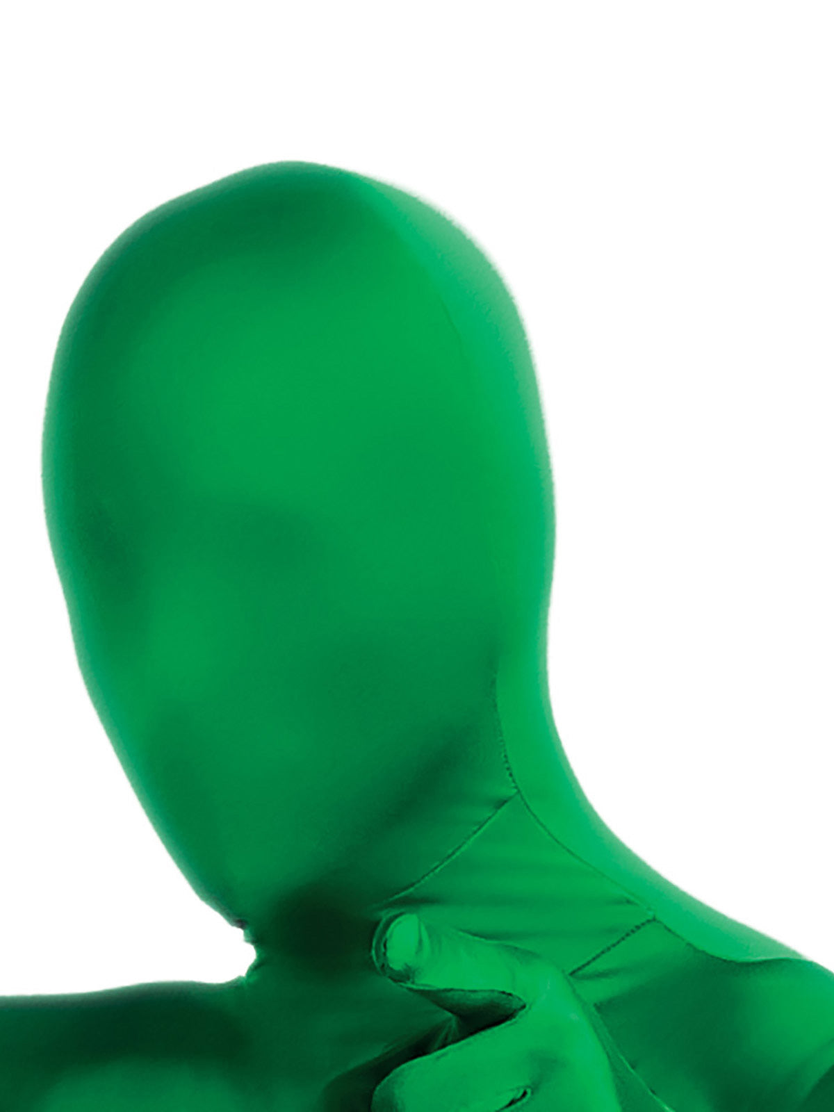 2nd Skin Full Head to Neck Face Mask Adult Costume Accessory for Sports Fans Green Colour