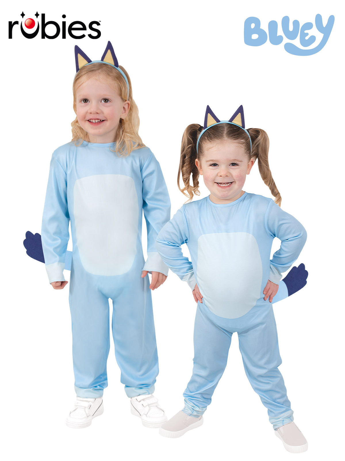 Bluey Toddler Costume Official Licensed Jumpsuit with Headband