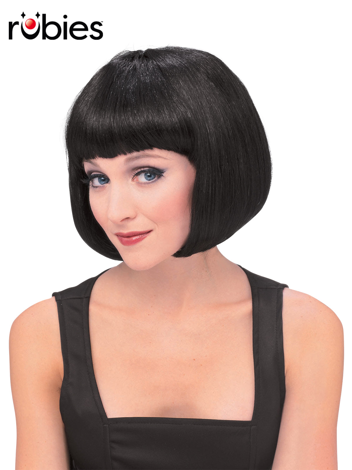 Supermodel Black Wig Adult
