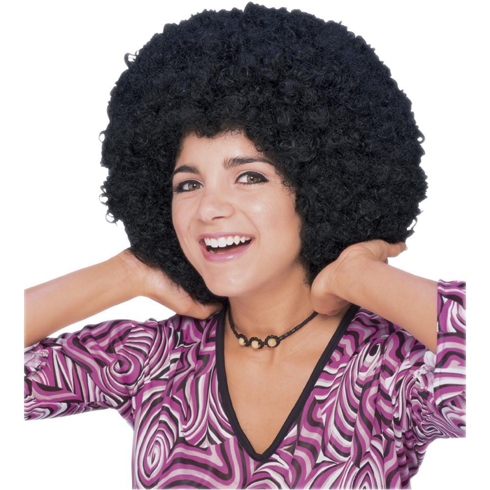 Afro Wig Black Adult