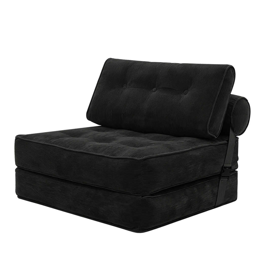 Levede 3 in 1 Convertible Sofa Bed Foldable Single Sleeper Chair Living Room-2050056788010733576