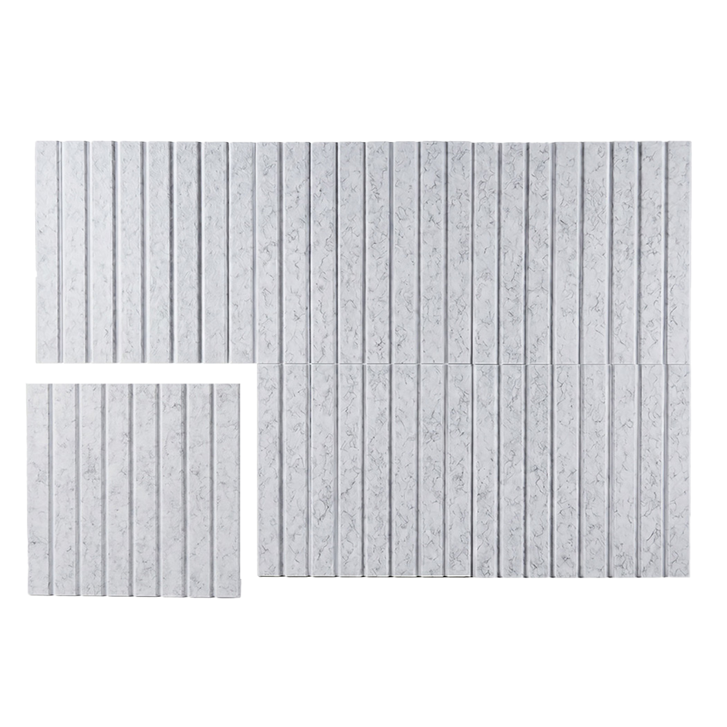 Levede Cork Boards Alternative Photo Display Board 6 Pcs 30cmx30cm Coustic Grey-2050059006482976776