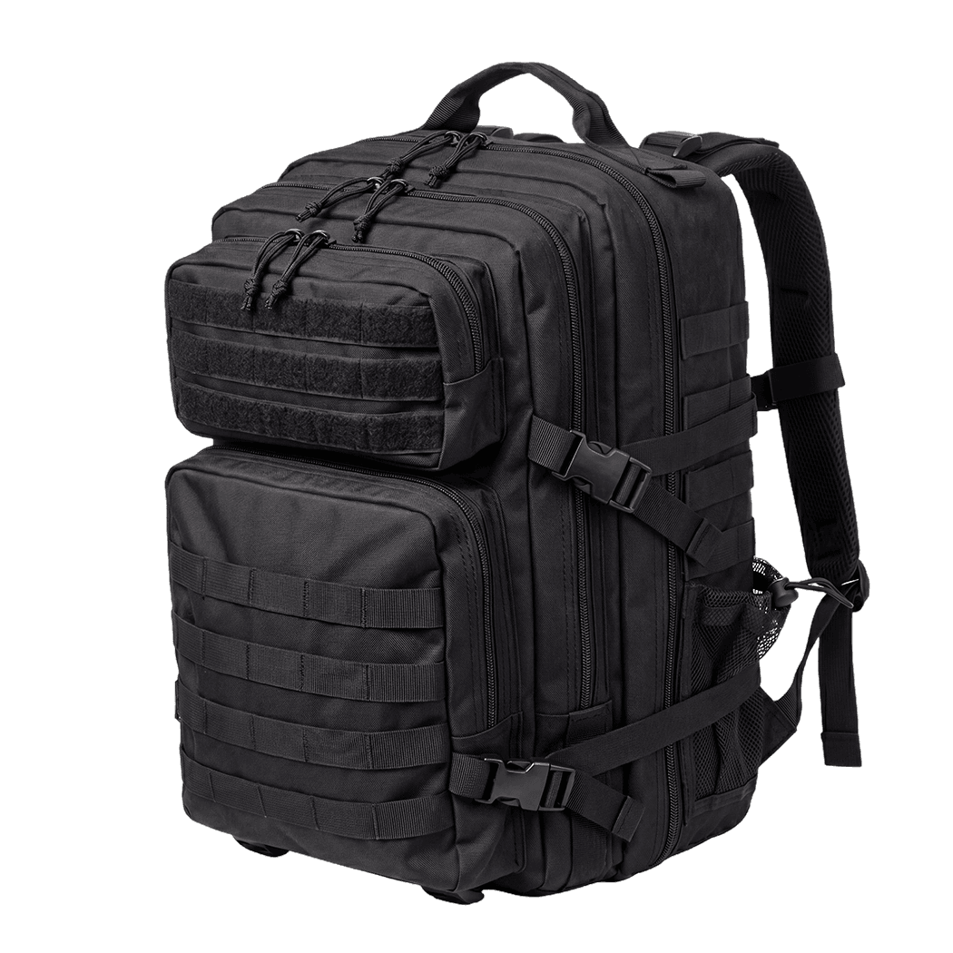 Slimbridge 45L Military Tactical Backpack Rucksack Hiking Travel Bag Black-2072893576735494152