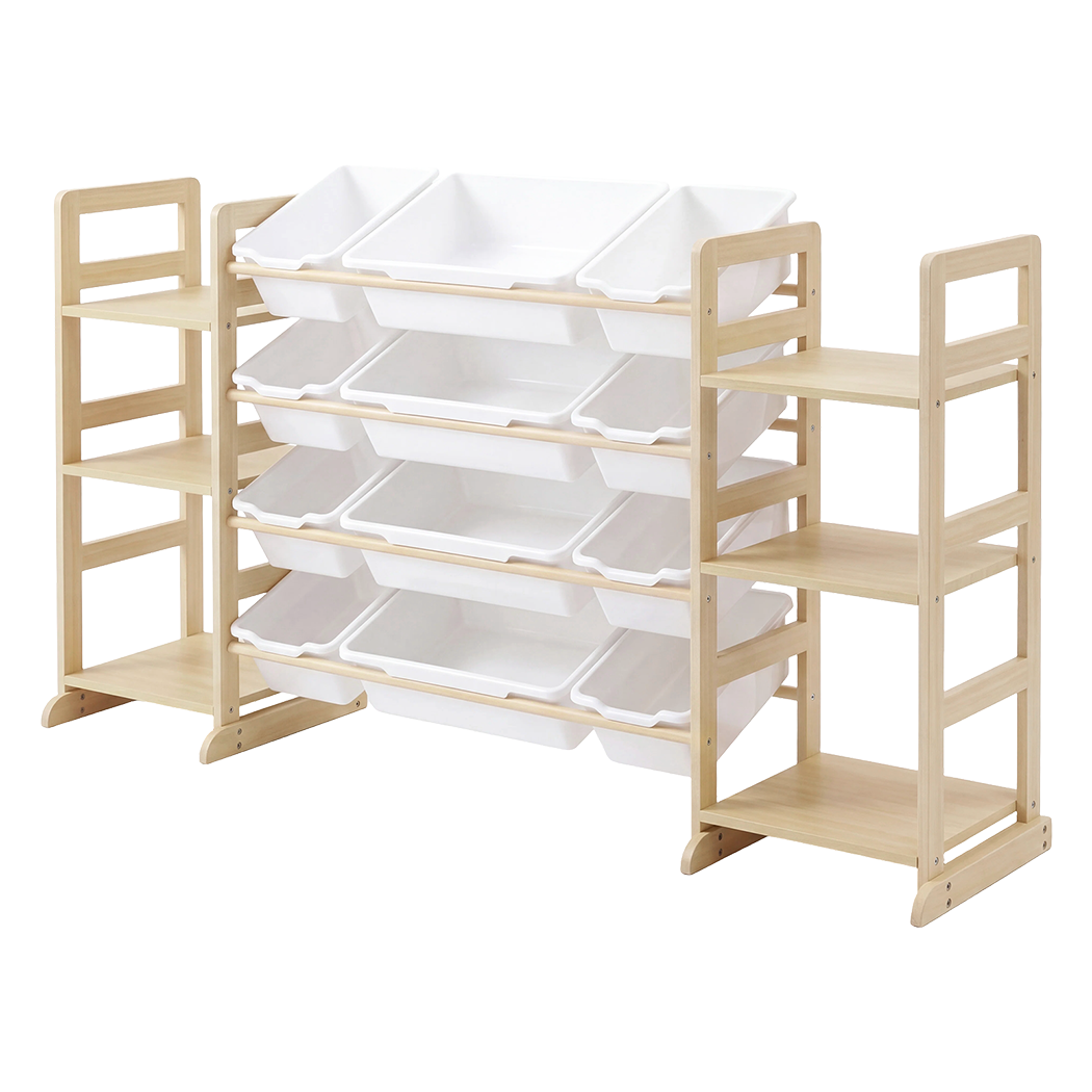 Levede Kids Toy Box Organiser 12 Bins 6 Shelves Display Storage Rack Playroom-2050059011360952329