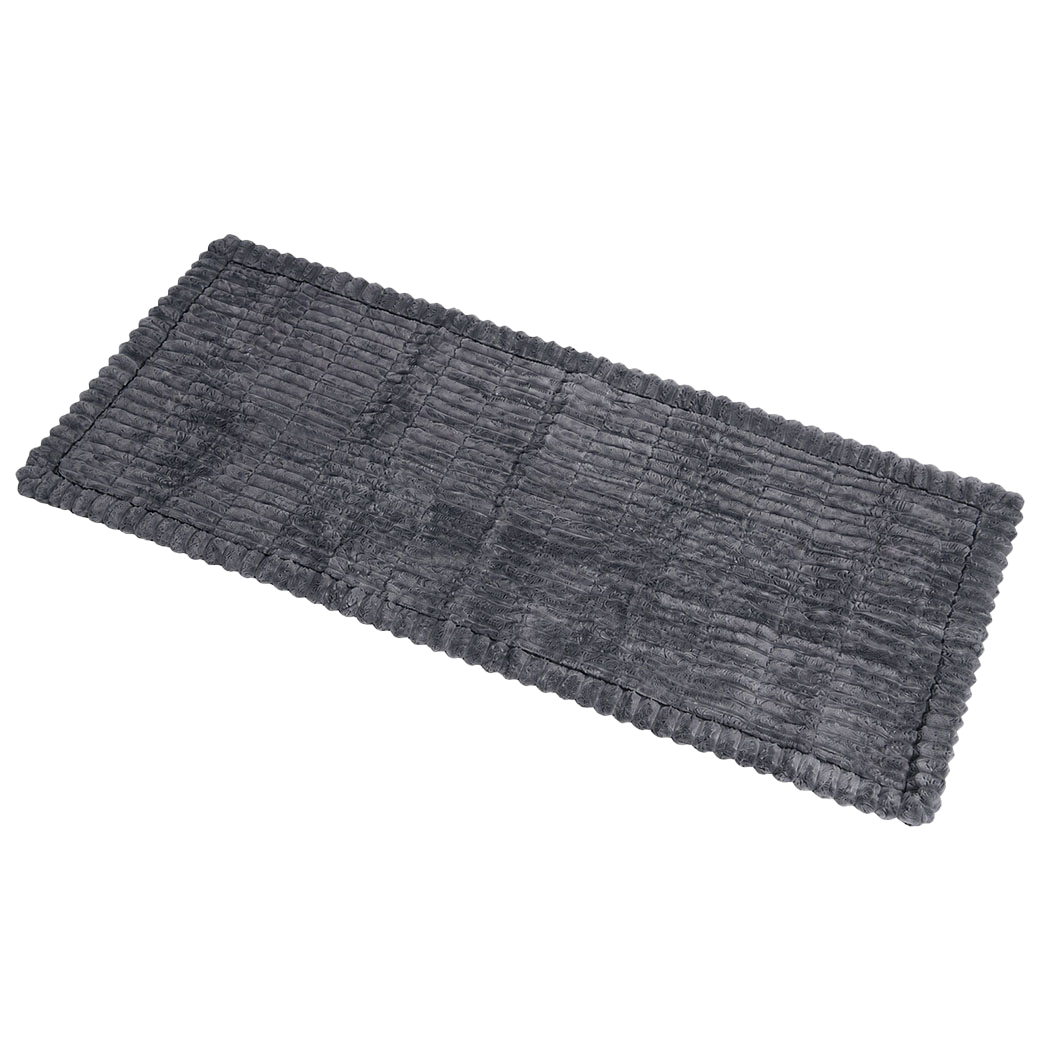 Marlow Sofa Cover  Lounge Plush Pet Couch Cover Non-Slip Dark Grey 70x180cm-2072893569315770376