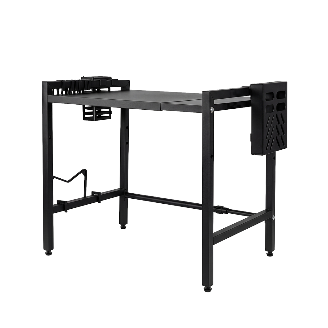 Toque Microwave Oven Rack Stand Adjustable Expandable Shelf Countertop Organizer-2072893579621175304
