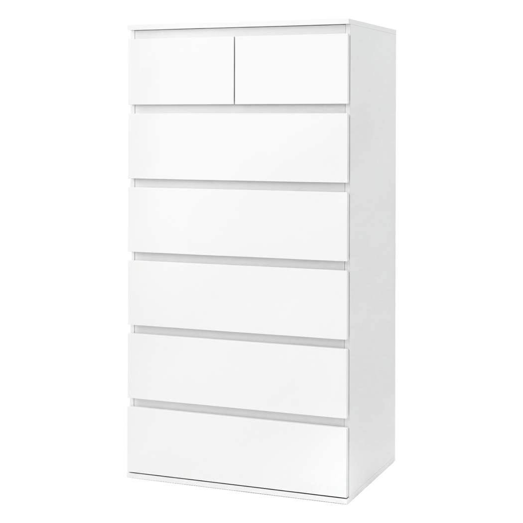 Levede Tall Storage Cabinet 7 Drawer Dresser Bedroom Storage Cupboard Tallboy-2061251857237544969