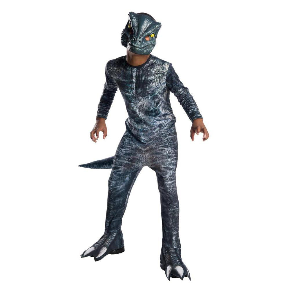 Jurassic World Velociraptor Blue Costume for Kids with Mask